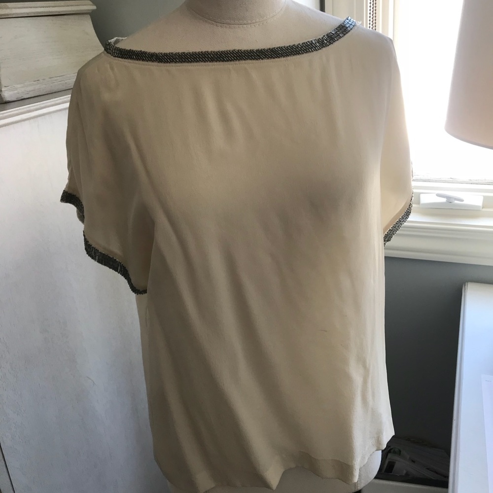 Club Monaco Beaded Blouse